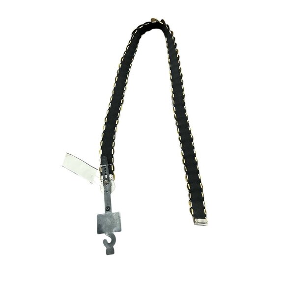 Princess Gardner Metal Disc Belt Gold Silver Sz XL Elastic Classic Stretch NWT - Picture 2 of 7